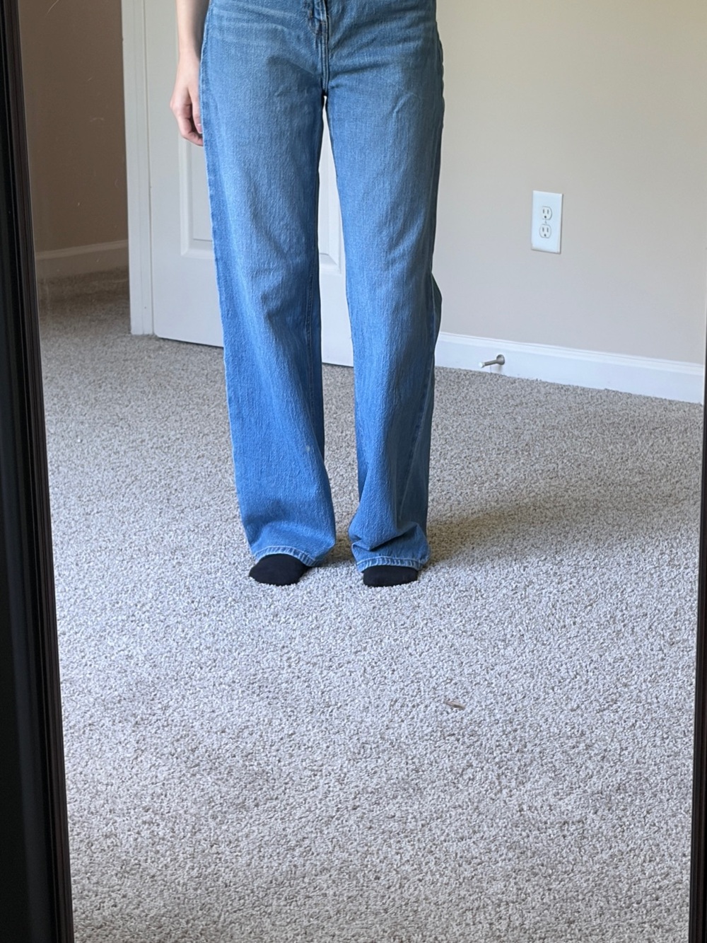 H&M Light Blue Wide Leg Jeans